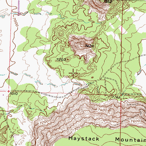 Topographic Map of Uranium Deposit, NM