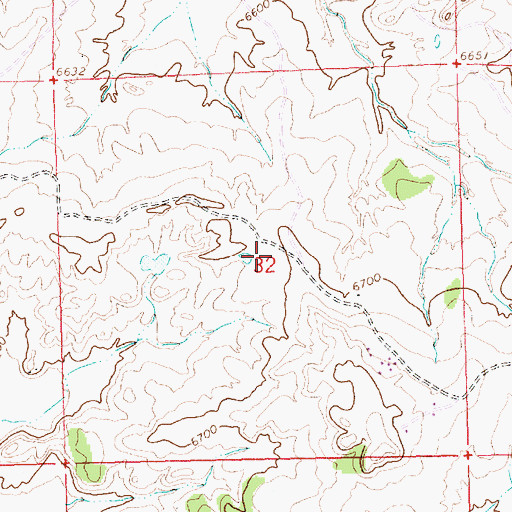 Topographic Map of Grenko Mine, NM