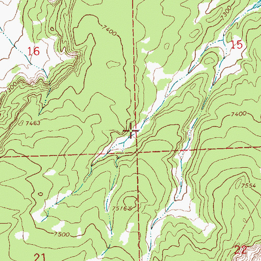 Topographic Map of Grenko Mine, NM