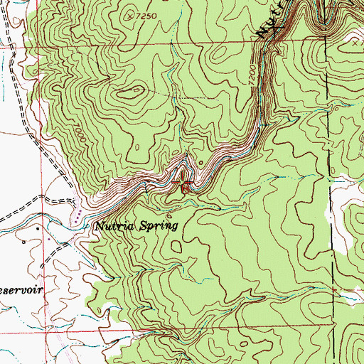 Topographic Map of Jurgensen Pit, NM