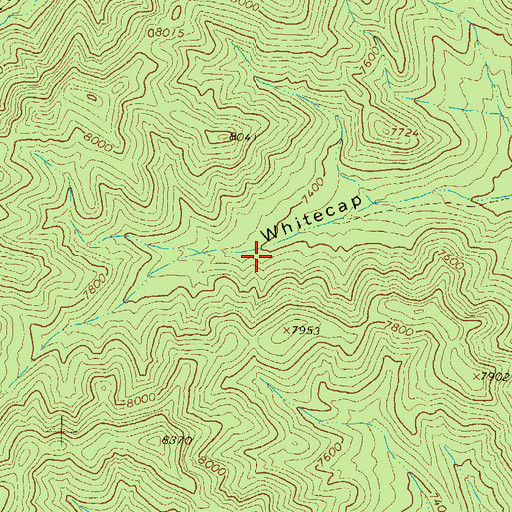 Topographic Map of Lane Prospect, NM