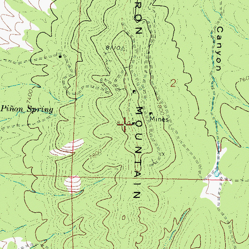 Topographic Map of Horses Head, NM