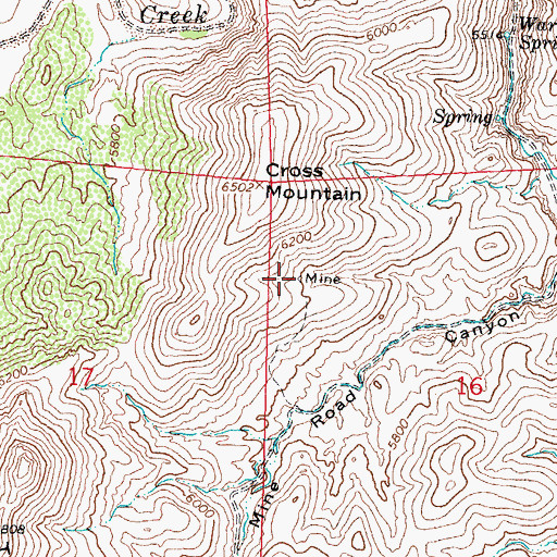 Topographic Map of Victorio, NM