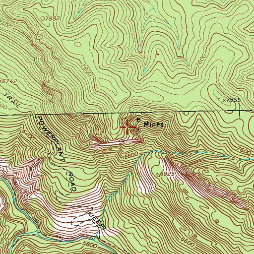 Topographic Map of Iron Bar Prospect, NM