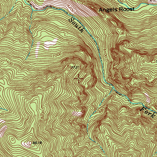 Topographic Map of Lauderbaugh Prospect, NM