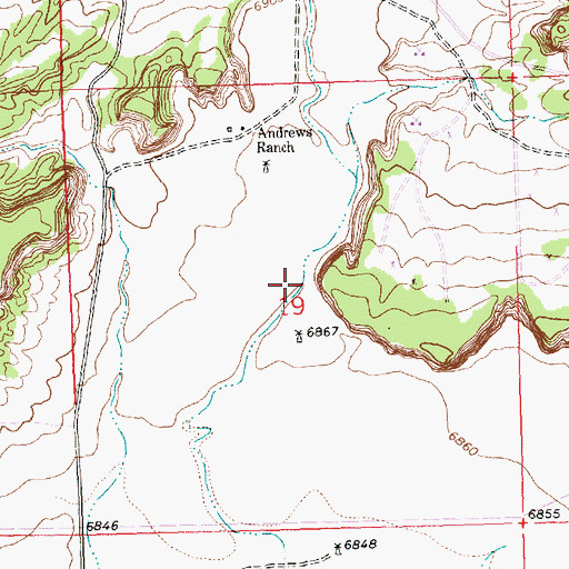 Topographic Map of Marinelli Pit, NM