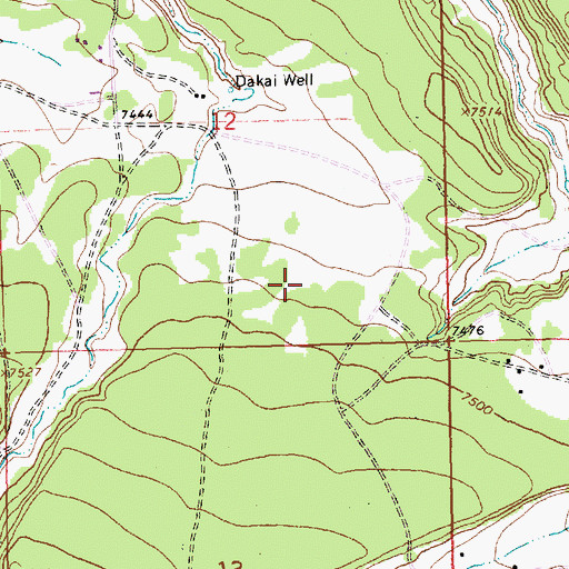 Topographic Map of Mac Number One, NM