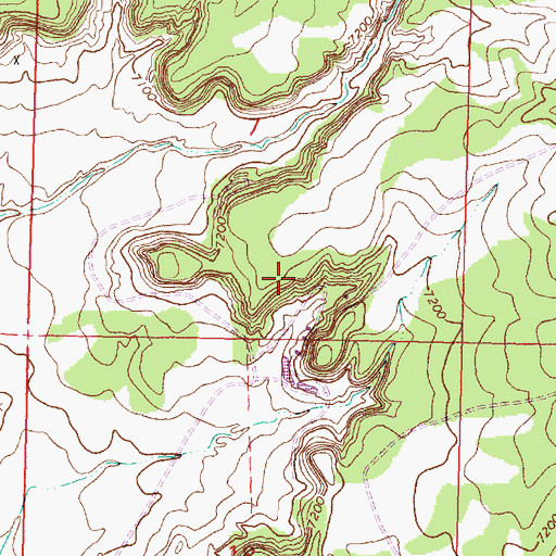 Topographic Map of Johnny M Mine, NM