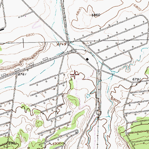 Topographic Map of Fort Wingate Army Depot Well, NM