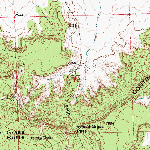 Topographic Map of Tiejen Prospect, NM