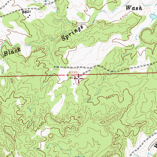 Topographic Map of Navajo School Mine, NM