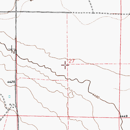 Topographic Map of Dickenson Pit, NM