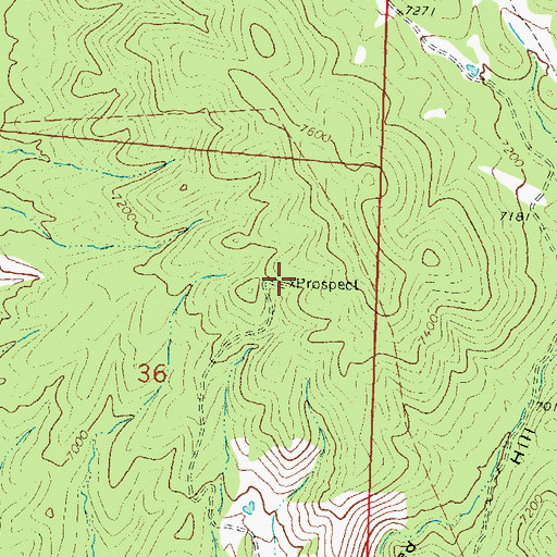 Topographic Map of Fairview, NM