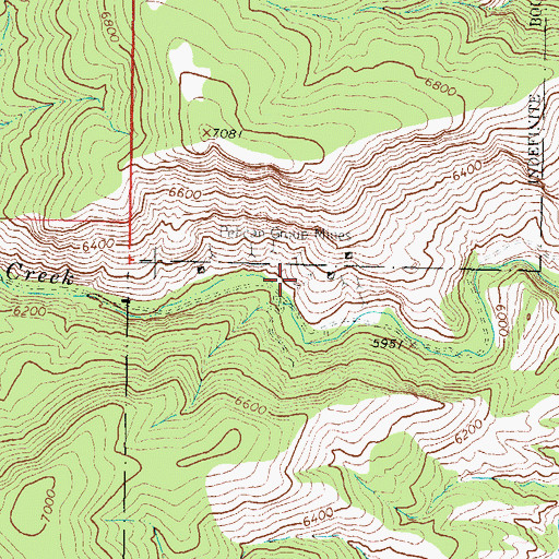Topographic Map of Palomas Chief, NM