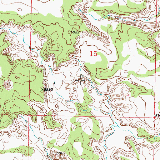 Topographic Map of Polka Dot Uranium Group, NM