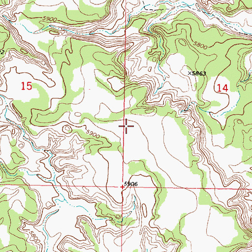 Topographic Map of Rattlesnake Group, NM