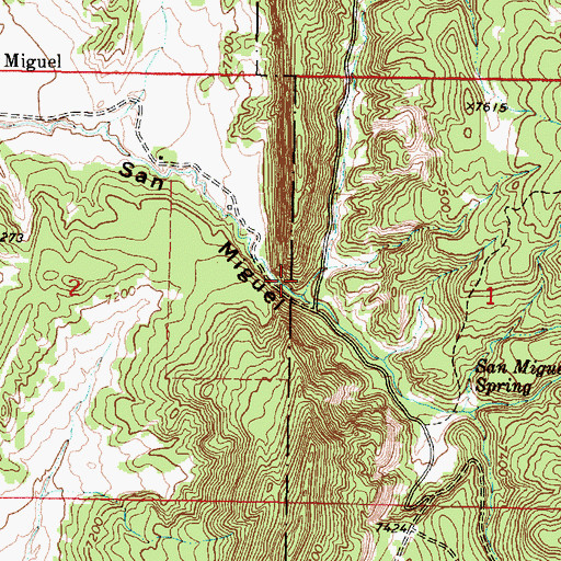 Topographic Map of Mauldian Prospect, NM