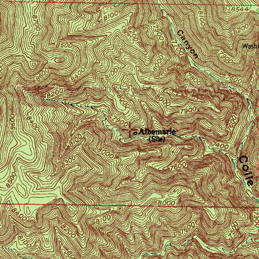 Topographic Map of Albemarle Group, NM