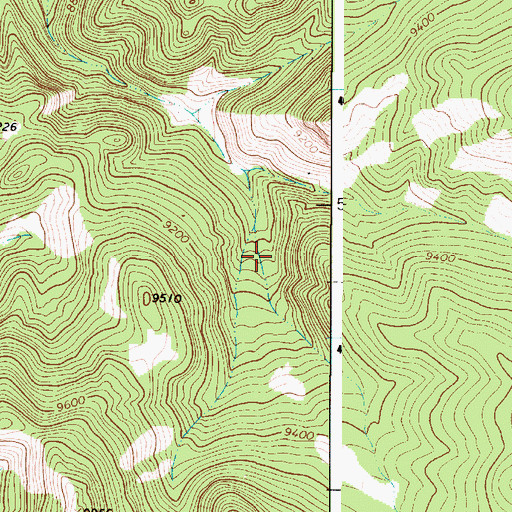 Topographic Map of Cedros Prospect, NM