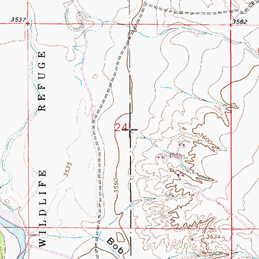 Topographic Map of Jesse E Hite Pit, NM