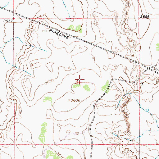 Topographic Map of Acme Sand Pit, NM