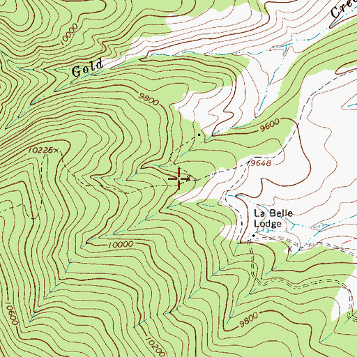 Topographic Map of Aztec Prospect, NM