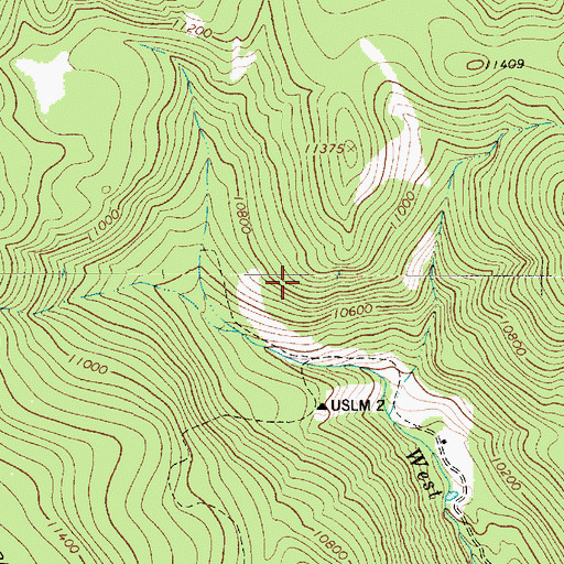 Topographic Map of Commodore Prospect, NM