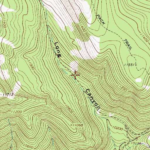 Topographic Map of Copper King Prospect, NM