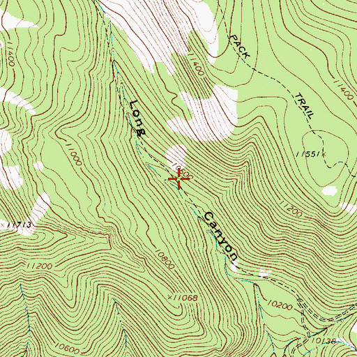Topographic Map of Copper King Prospect, NM