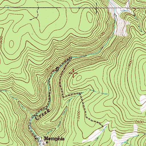 Topographic Map of Independence Mine, NM