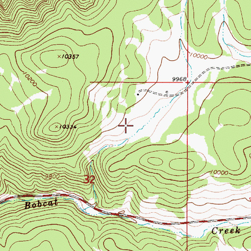 Topographic Map of Jacks and Sixes Group, NM