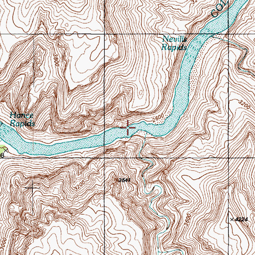 Topographic Map of Papago Creek, AZ