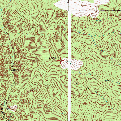Topographic Map of Billy Goat Claim, NM