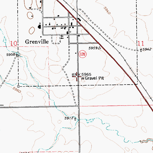 Topographic Map of Seneca Pit, NM
