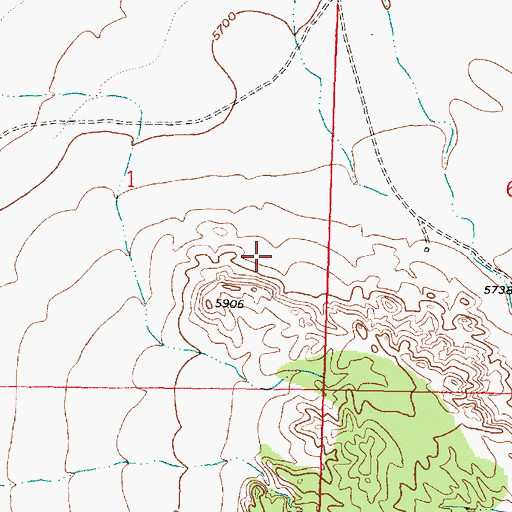 Topographic Map of Sonora Deposit, NM