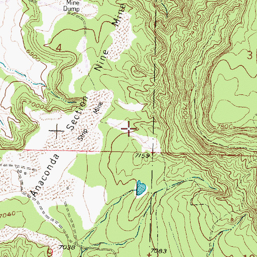 Topographic Map of UDC-1, NM