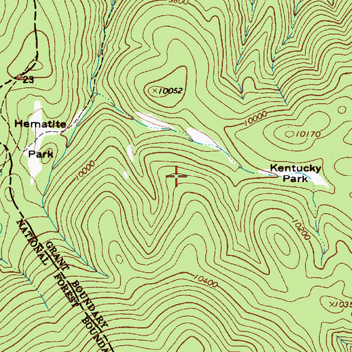 Topographic Map of Black Wizard, NM