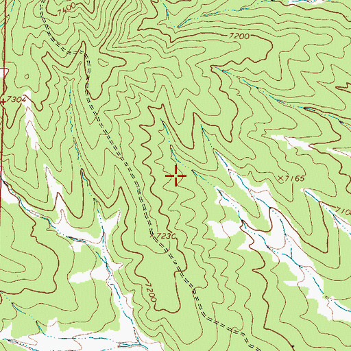 Topographic Map of Anabel, NM