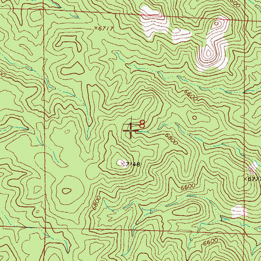 Topographic Map of Taylor, NM