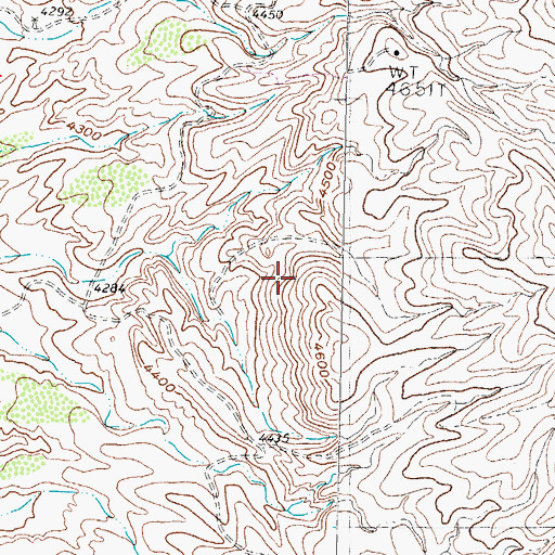 Topographic Map of Universal, NM