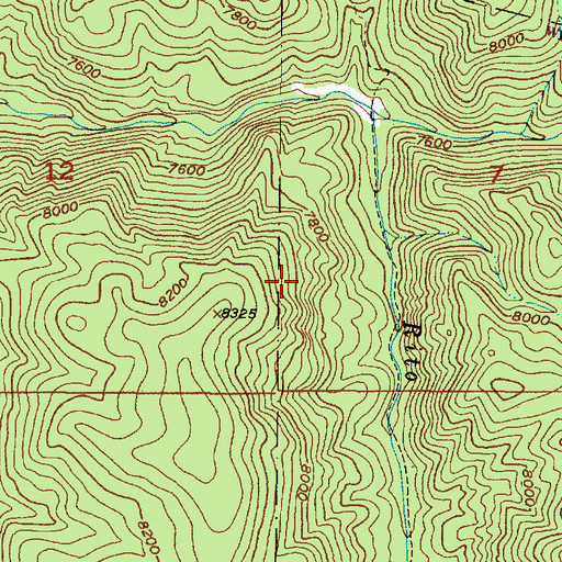 Topographic Map of Santa Rita Beryl Prospect, NM