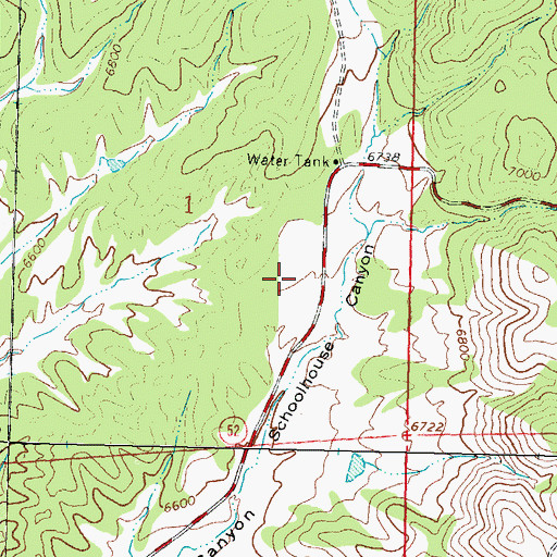 Topographic Map of Fairview Prospect, NM
