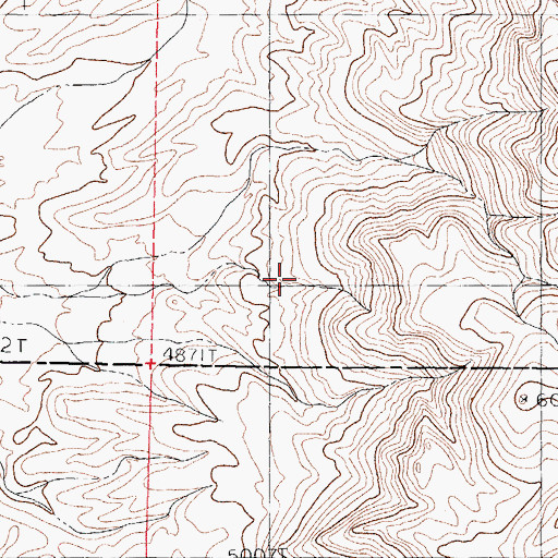 Topographic Map of Black Darling Group, NM