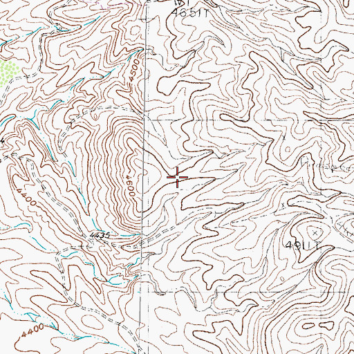Topographic Map of Forty-One Claim, NM