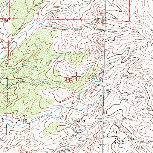 Topographic Map of Lincoln Claim, NM