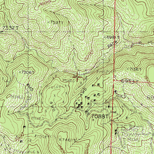 Topographic Map of Superior-North Kingston District, NM