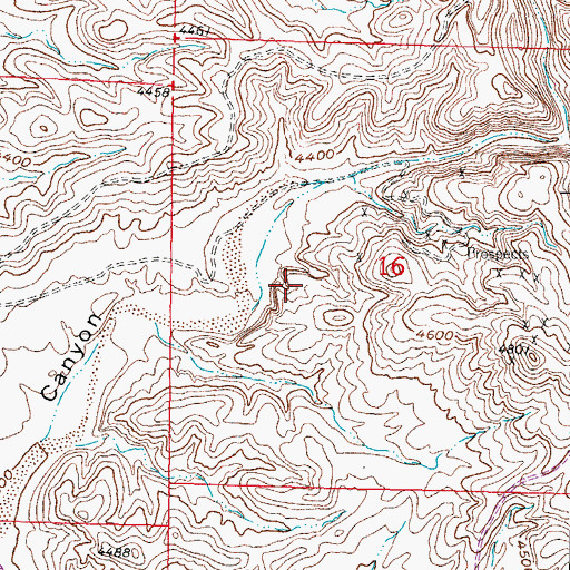 Topographic Map of Manganese Hill Group, NM