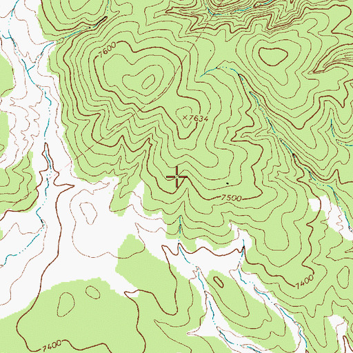 Topographic Map of Bojo Montoso, NM