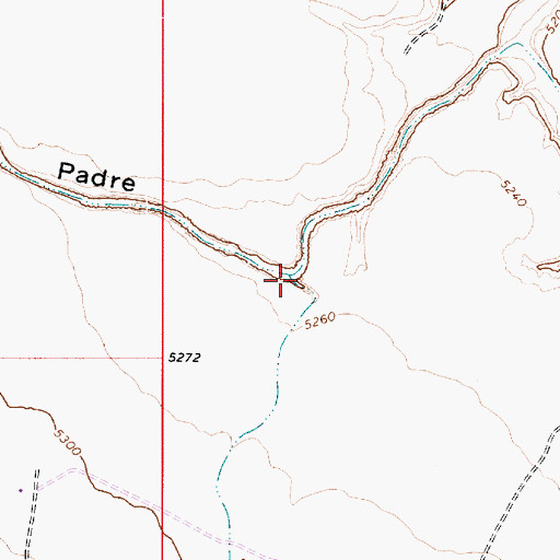 Topographic Map of Babbitt Wash, AZ