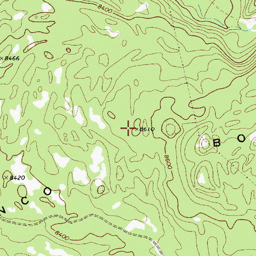 Topographic Map of Banco Bonito, NM